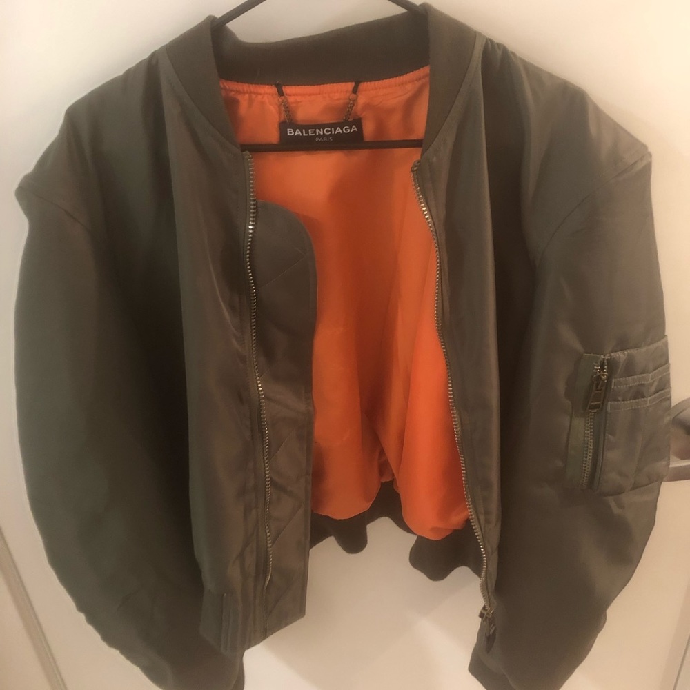 Authentic Woman’s Balenciaga Bomber Jacket Size M